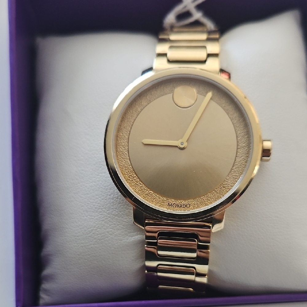 Movado Bold Women's Gold-Tone Watch